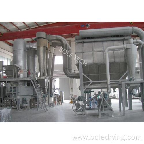 Starch spin flash dryer for food industry